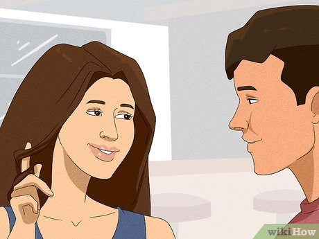 Ladies toss or twirl their hair to get you to admire it.