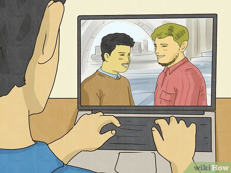 Watching an occasional male-only scene is not a huge red flag.