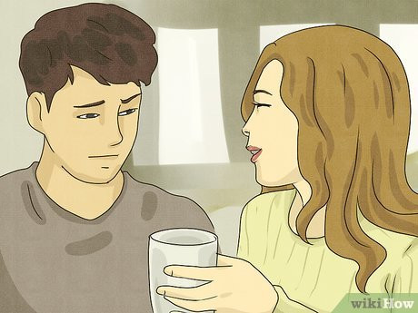Hug a guy friend or reminisce about an ex in front of him.