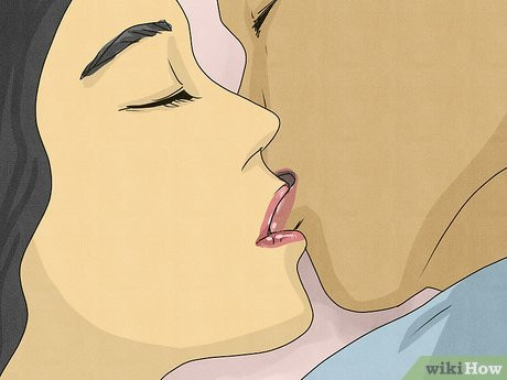 Kissing...