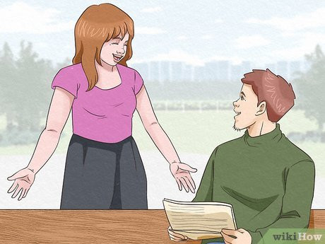If you want to stay in contact, greet your partner casually when you see them in public.