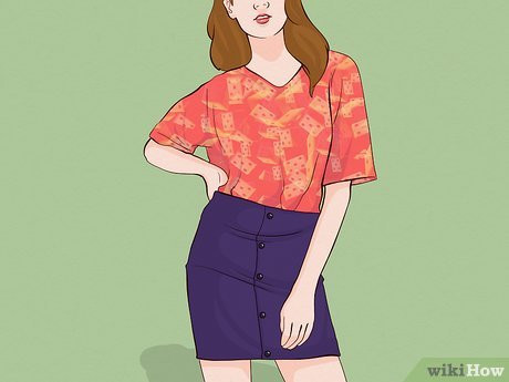 Step 11 Graphic Tee + Button-Down Skirt