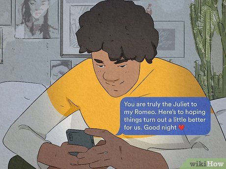 Your girlfriend may want a text as funny as it is sweet.