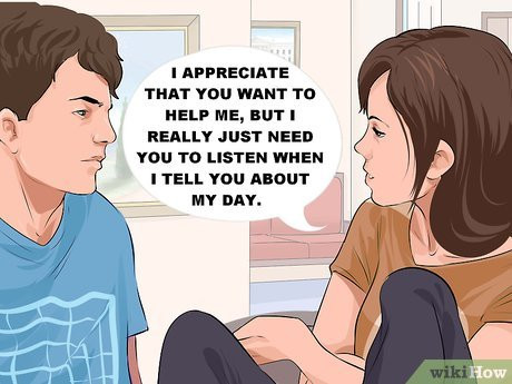 Step 4 Let your boyfriend know how you would like him to respond.